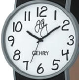 Mens Leather Frank Gehry Watch