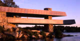 Joe Massaro's house in New York State, designed by Frank Lloyd Wright