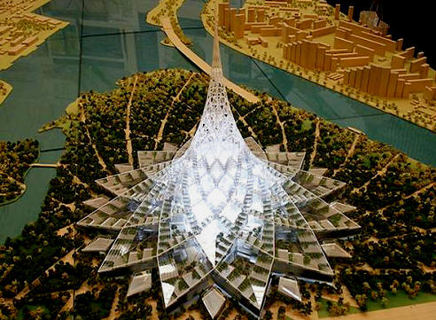 Проект Crystal Island в Москве. Проект Нормана Фостера